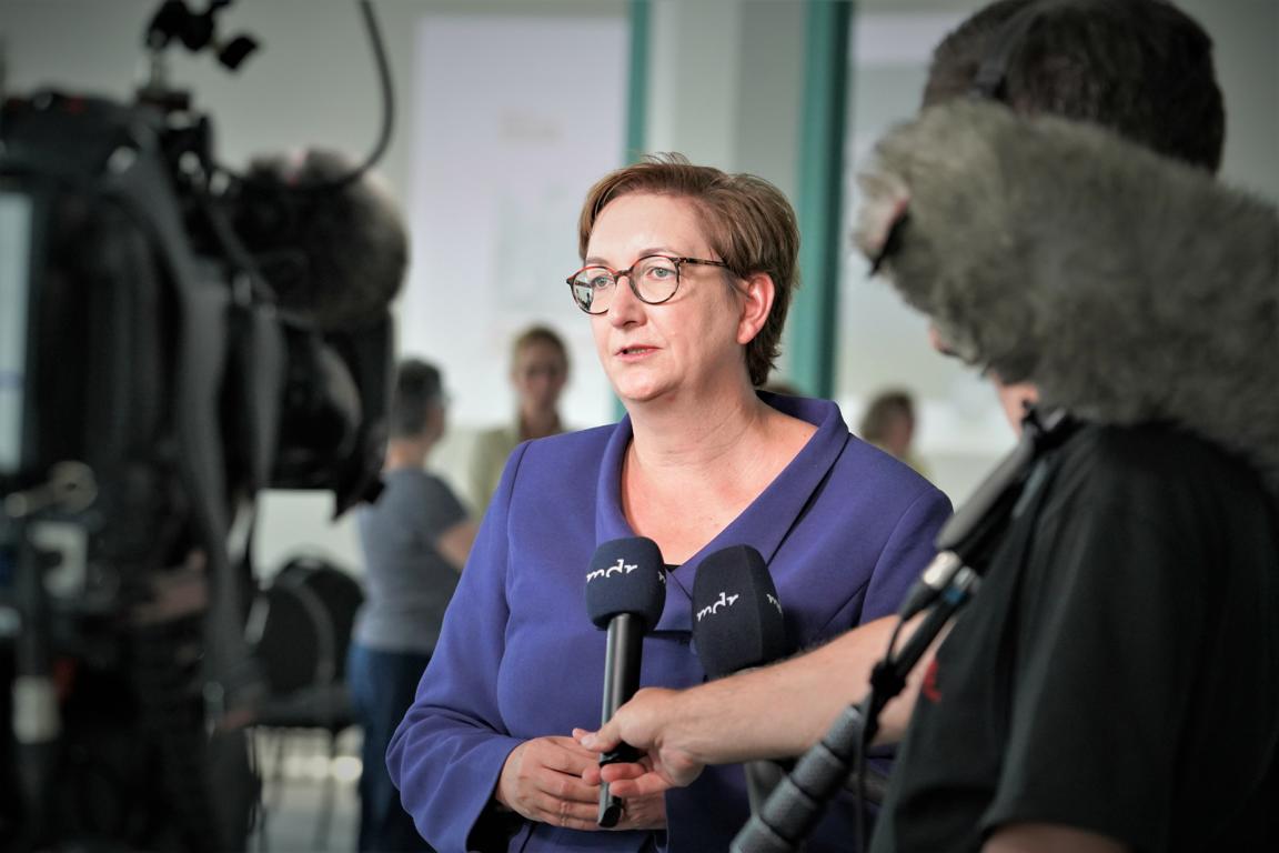 Information und Dialog mit Ministerin