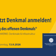 anmeldung tag des offenen denkmals Anmeldung Tag des offenen Denkmals