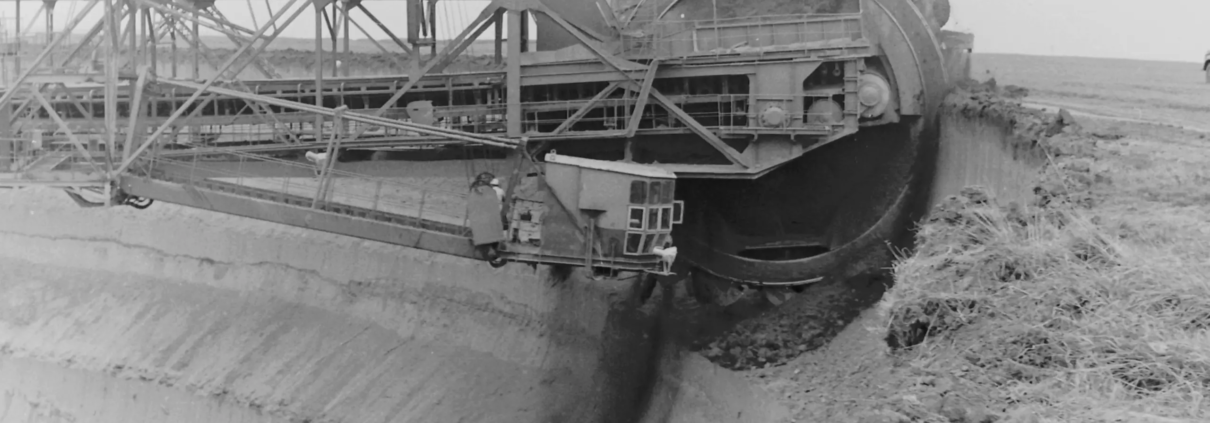 Braunkohle Bagger